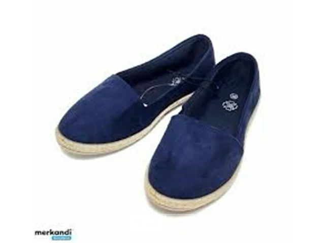 Blauw suède zomer espadrilles-maat 40 - afbeelding 3 van  5