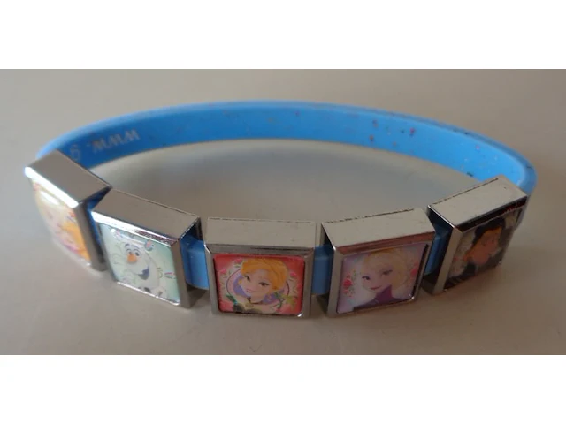 Blauwe armband disney frozen - afbeelding 3 van  5