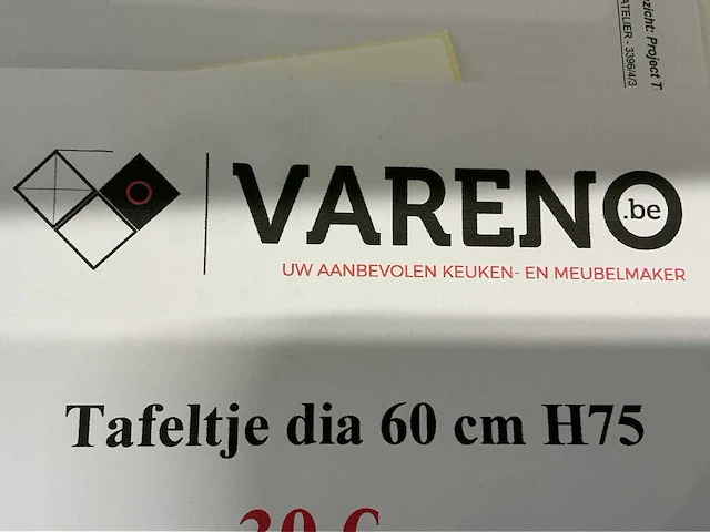 Blauwe kuipzetels (3x) met bijzettafeltje - afbeelding 8 van  8