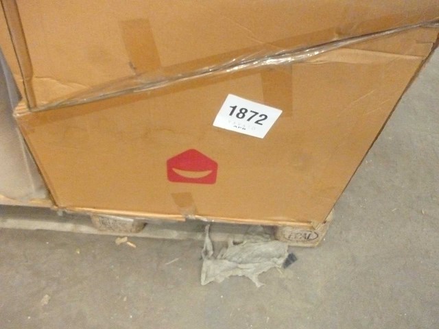 Blauwe stoffen fauteuil - afbeelding 6 van  6