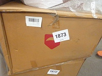 Blauwe stoffen fauteuil - afbeelding 6 van  6