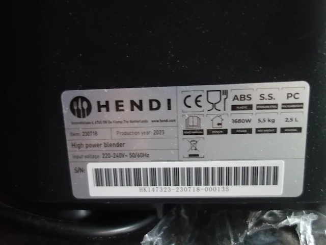 Blender hendi - afbeelding 3 van  4