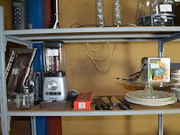 Blender magimix 11630 met toebehoren, digitale doseerlepel quigg es559d, messenset greenpan, 3 messen, 2 vorken, minichopper home creation, taartschotel, 7 borden - afbeelding 1 van  11