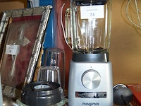 Blender magimix 11630 met toebehoren, digitale doseerlepel quigg es559d, messenset greenpan, 3 messen, 2 vorken, minichopper home creation, taartschotel, 7 borden - afbeelding 7 van  11