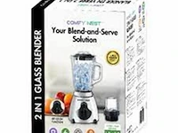 Blender smootiemaker/ice-crusher met glasbeker - afbeelding 2 van  6