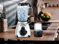 Blender smootiemaker/ice-crusher met glasbeker - afbeelding 5 van  6