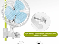 Blessny clipventilator voor kweektent met oscillerende functie - afbeelding 2 van  3