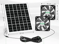 Blessny ventilatorset op zonne-energie - afbeelding 2 van  4