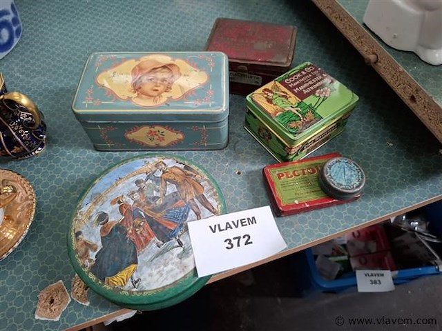 Blikken doosjes - afbeelding 1 van  1