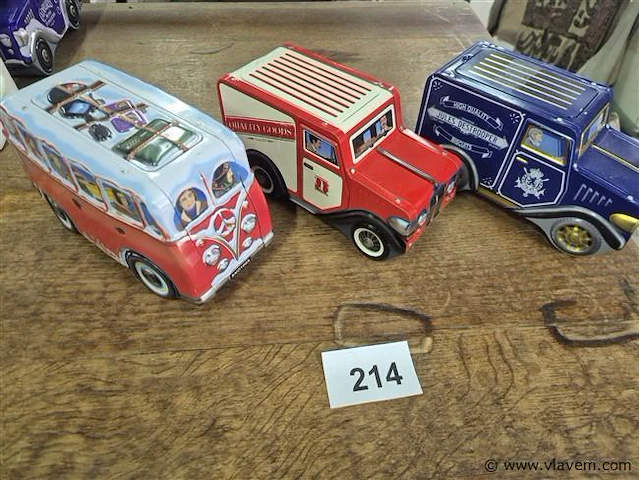 Blikken dozen 3 stuks - afbeelding 1 van  3