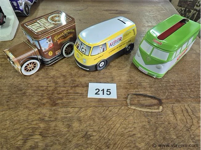 Blikken dozen 3 stuks - afbeelding 1 van  3