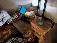 Blikken dozen en sigaren kistjes. ca. 60 stuks - afbeelding 2 van  6