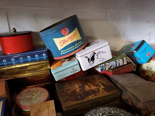 Blikken dozen en sigaren kistjes. ca. 60 stuks - afbeelding 3 van  6