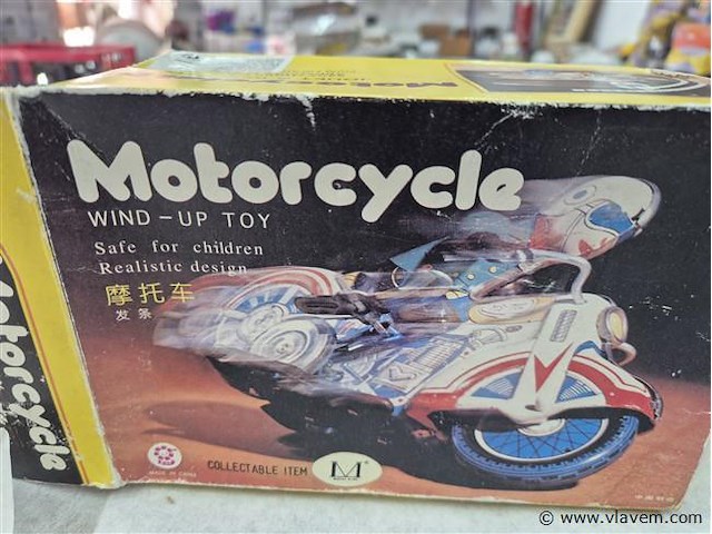 Blikken motorcycle - afbeelding 3 van  3
