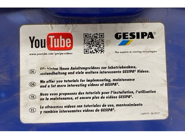 Blindklinkpistool gesipa - afbeelding 3 van  3
