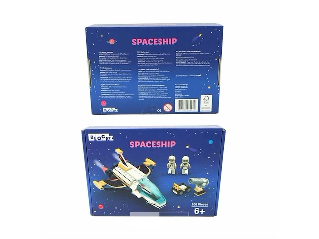 Blockz spaceship bouwset - afbeelding 4 van  4
