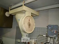 Bloemafweger met kuip ca. 120 kilo merk putzeys/melot - afbeelding 1 van  2