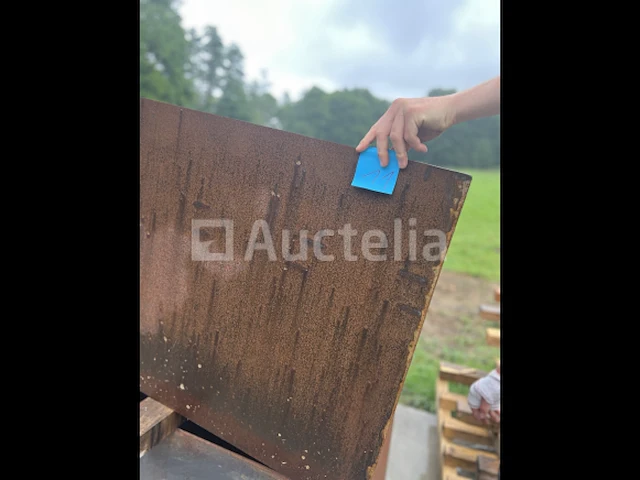 Bloembak in corten (groot) - afbeelding 3 van  4