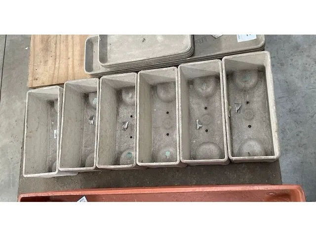 Bloembakken 6 stuks - afbeelding 1 van  4