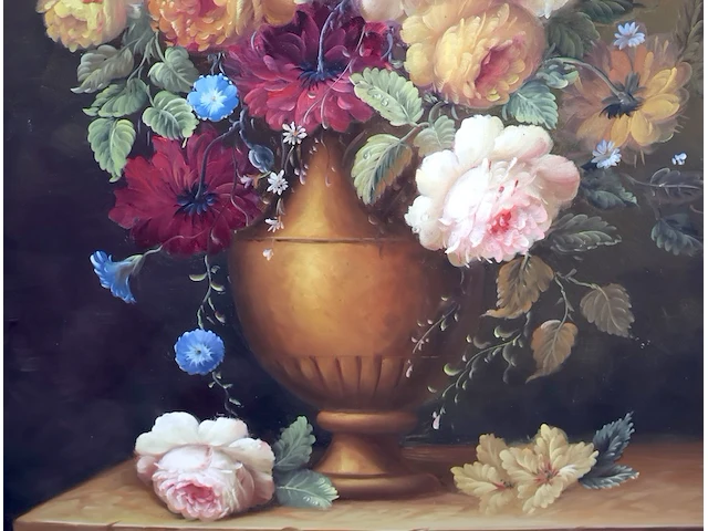Bloemen in vaas - afbeelding 2 van  4