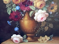 Bloemen in vaas - afbeelding 2 van  4