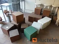 Bloemist winkel meubilair
