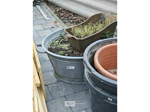Bloempotten en kolenpot - afbeelding 3 van  4