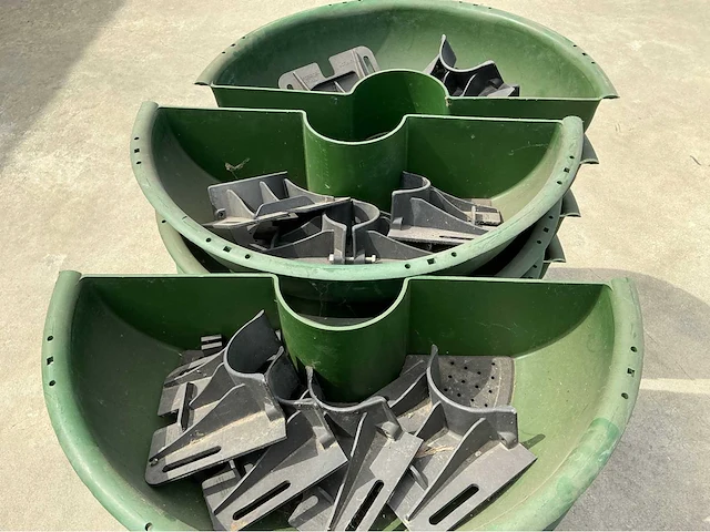 Bloempotten voor rond lantaarnpaal bloempot (12x) - afbeelding 5 van  8