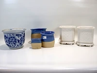 Bloempotten (x6) - afbeelding 1 van  4
