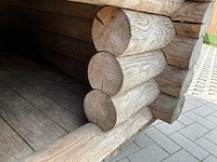 Blokhut hondenhok - dierenverblijf 230x190cm - afbeelding 3 van  13