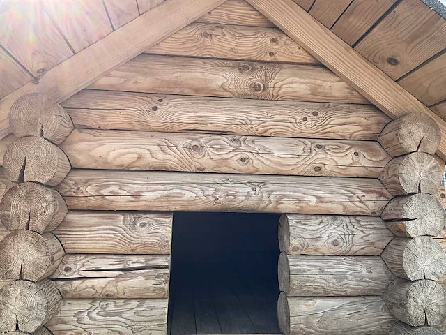 Blokhut hondenhok - dierenverblijf 230x190cm - afbeelding 4 van  13
