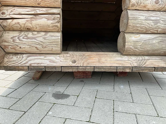 Blokhut hondenhok - dierenverblijf 230x190cm - afbeelding 7 van  13