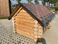 Blokhut hondenhok - dierenverblijf 230x190cm - afbeelding 10 van  13