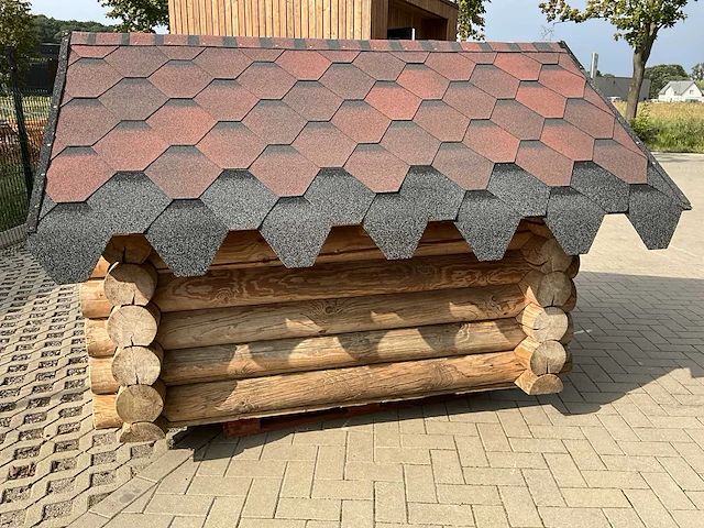 Blokhut hondenhok - dierenverblijf 230x190cm - afbeelding 11 van  13