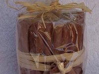 Blokkaars boomstam bruin 7,60 cm - afbeelding 3 van  3