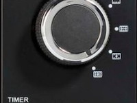 Blokker mini oven - vrijstaand - draaispit - 30 liter zwart - afbeelding 2 van  3