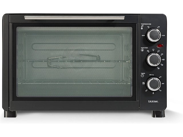 Blokker mini oven - vrijstaand - draaispit - 30 liter zwart - afbeelding 3 van  3