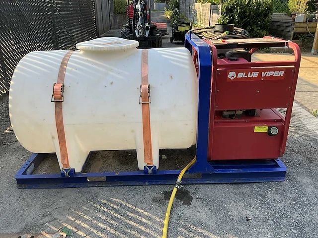 Blue viper hogedrukreiniger 275bar warm water benzine motor - afbeelding 12 van  18