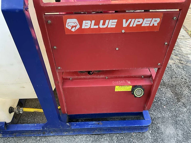 Blue viper hogedrukreiniger 275bar warm water benzine motor - afbeelding 16 van  18