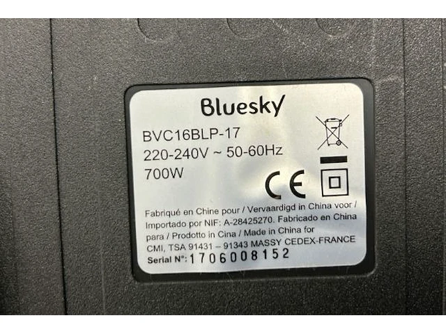 Bluesky stofzuiger - afbeelding 4 van  5