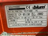 Blum mini press - afbeelding 4 van  8