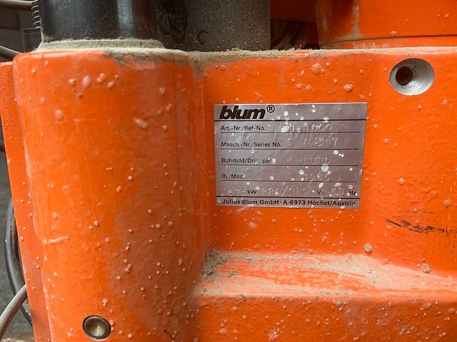 Blum minipress m51.1000 scharnierboor - afbeelding 6 van  8