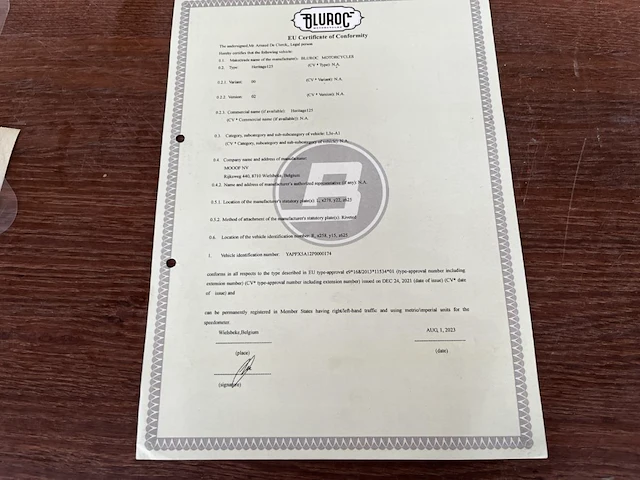 Bluroc heritage 125, 2024 - afbeelding 4 van  13