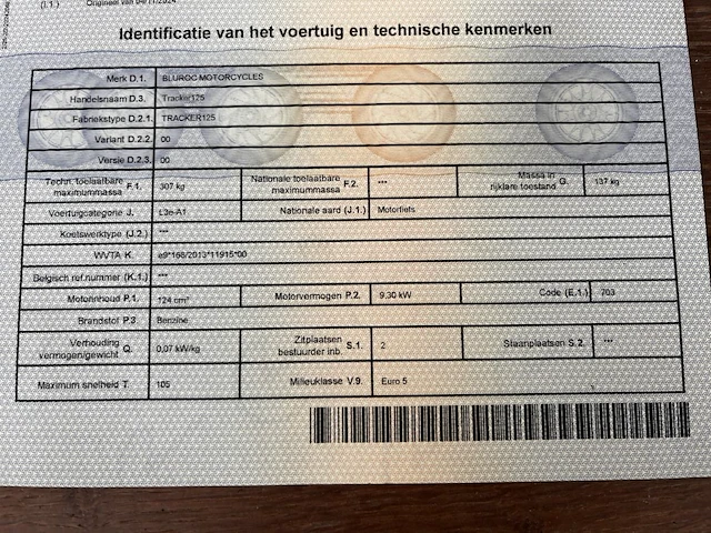 Bluroc tracker 125, 2024 - afbeelding 3 van  12
