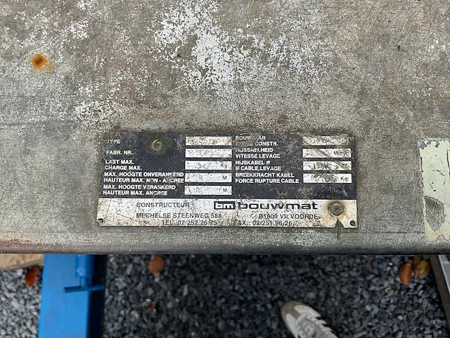 Bm bauwmat materialen voor goederentakels - afbeelding 5 van  13
