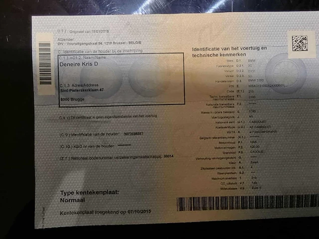 Bmw - dy31 - 3c - car - 2010 - afbeelding 13 van  13