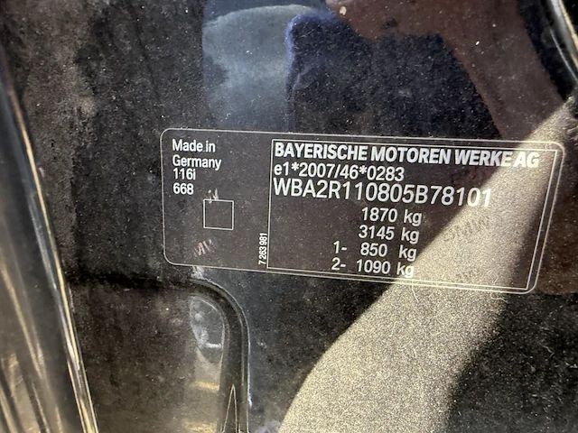 Bmw 116 hatch (f20 lci), 2015 - afbeelding 19 van  32