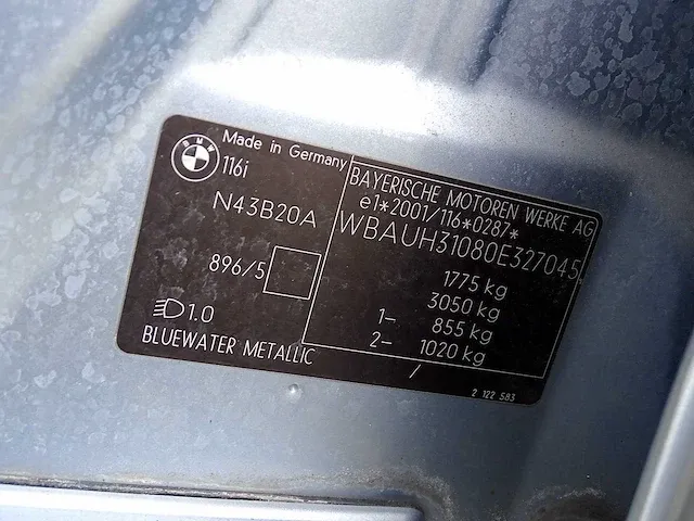 Bmw 116i, l-831-jd - afbeelding 40 van  49