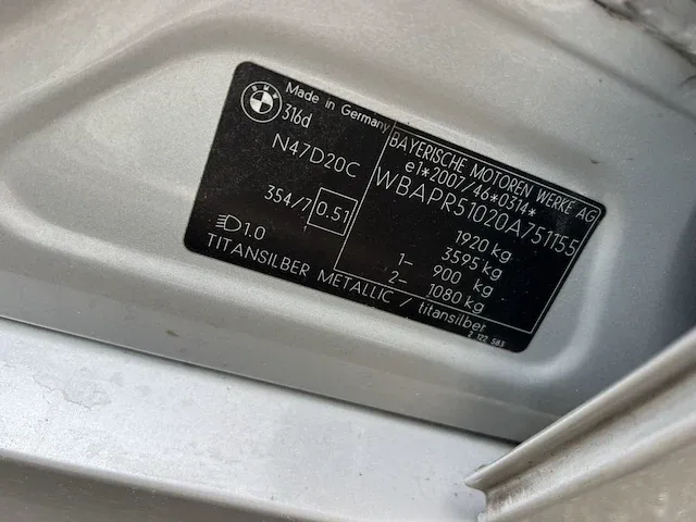 Bmw 316 d (e90) 116, 2010 - afbeelding 7 van  18