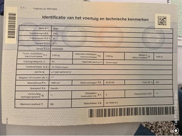 Bmw 316da, 2018 - afbeelding 16 van  34